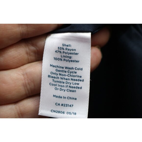 RSVP by Talbots Black w/Purple Iridescent Roses Dress-Size 2-Whimsigoth-Lined - Picture 6 of 10